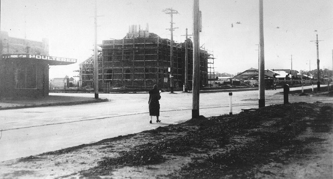 Construction of Burnside Town Hall1927