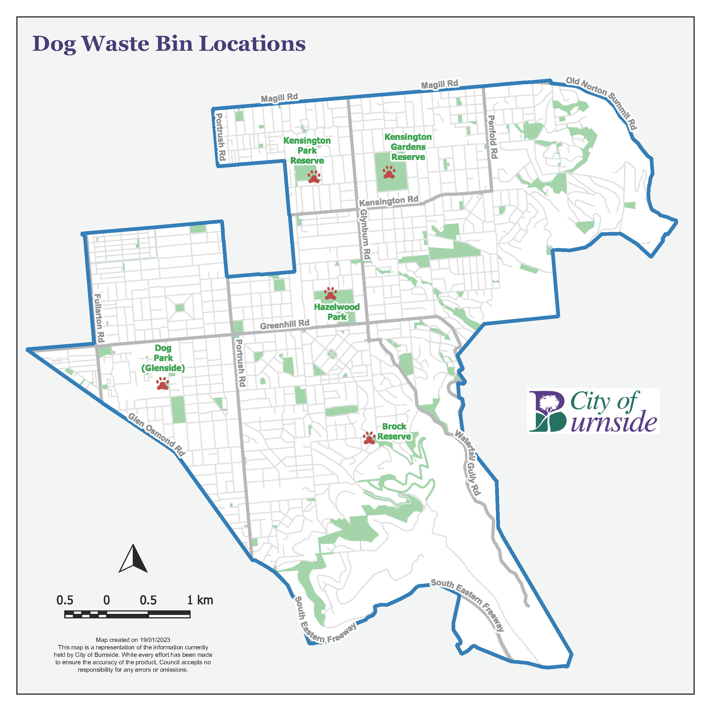 Doggie Dunnies Map